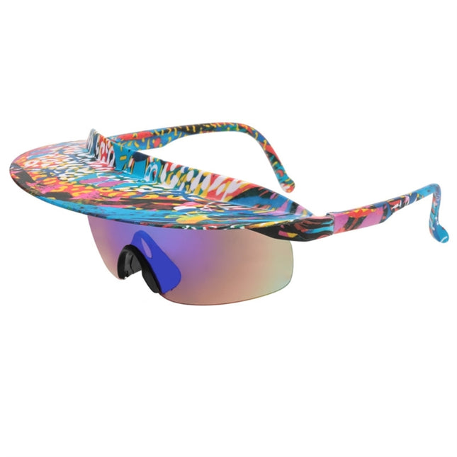 Visor Attaches To Sunglasses Sunglasses With Visor Attached Cycling Sunglasses Visor Shade Sunglasses Windproof Sunglass
