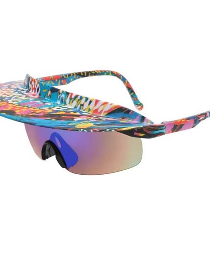 Visor Attaches To Sunglasses Sunglasses With Visor Attached Cycling Sunglasses Visor Shade Sunglasses Windproof Sunglass