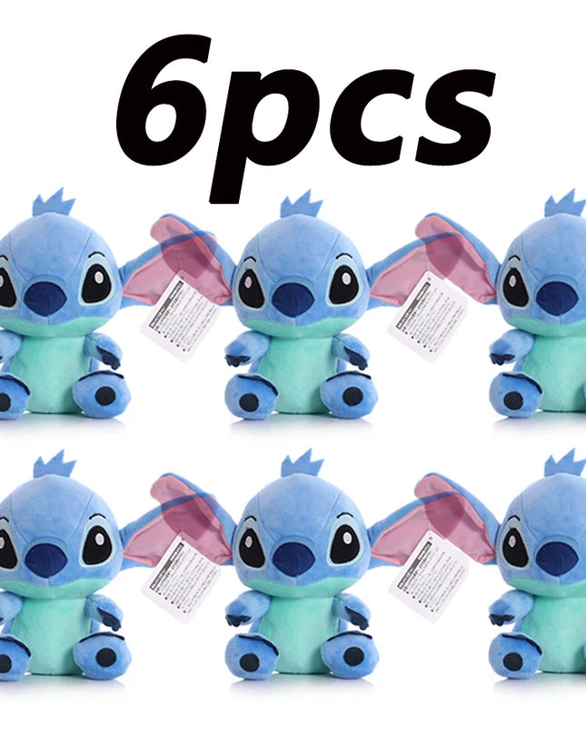 12cm 20cm 25cm Stitch Stuffed Plush Models Cartoon Stuffed Plush Dolls Anime Plush Baby Toys Kawaii Kids Birthday Gift