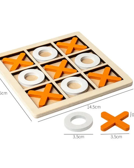 Montessori Wooden Board Table Games Chess Educational Interaction Puzzle Training Brain Thinking Intelligence Game For  Children