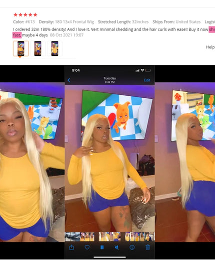 613 Blonde 360 Full Lace Wig Human Hair Pre Plucked Hd 13x4 13x6 Lace Front Wig Blonde Brazilian Straight Frontal Wigs For Women