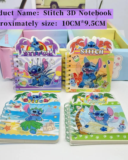 New Stitch Notebook Cute Anime Cartoon School Supplies Portable Diary Fashion Office Supplies Coil Book Children Holiday Gift