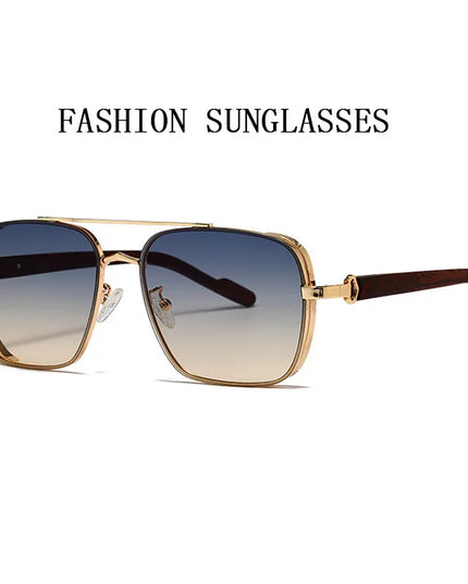 2023 Sunglasses For Men Square Sunglasses Women Trendy Luxe Vintage Fashion Glasses Retro Steampunk Shades Gafas De Sol Hombre