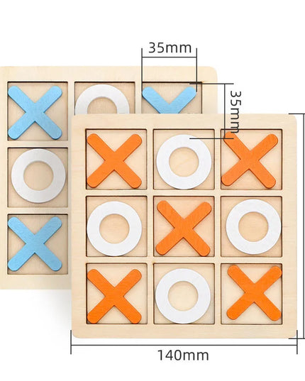 Montessori Wooden Toy Mini Chess Play Game Interaction Puzzle Training Brain Learing Early Educational Toys For Children Kids