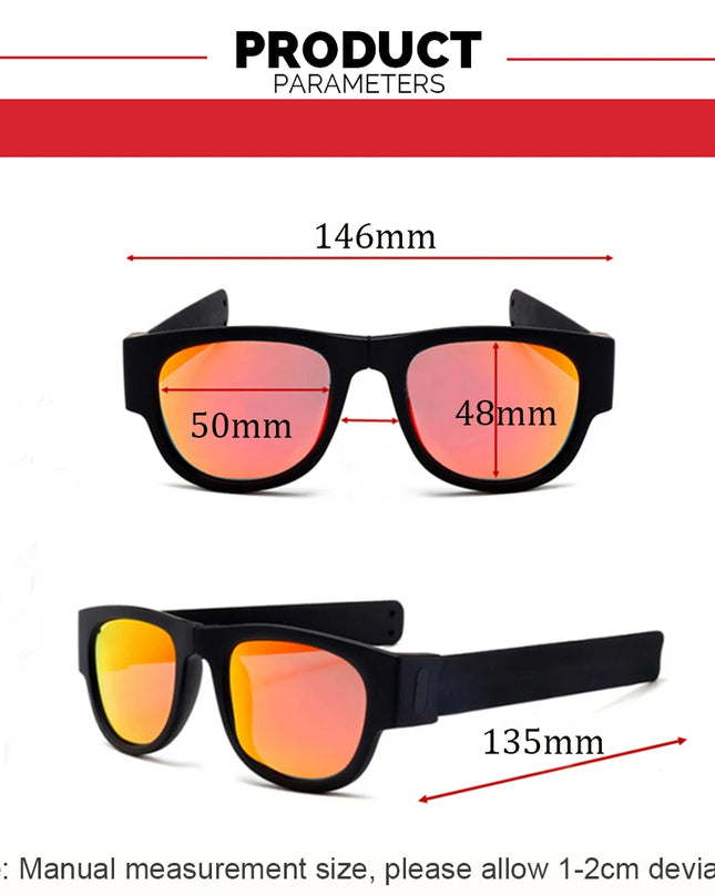 IENJOY Active Sunglasses Foldable Sunglasses Polarized Sunglasses for Men Sports Glasses Driving Cycling Sunglasses Polariod