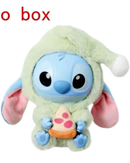 Stitch Eat Something Before Sleep Series Blind Box Plush Vinyl Toys Cute Doll Replica Mystery Box Bag Pendant Decor Gift