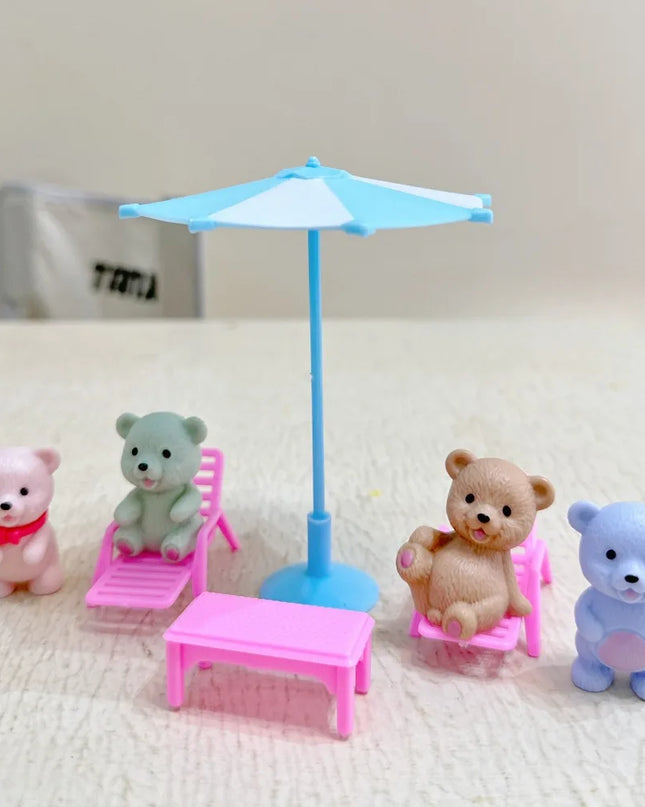 Children's Play House Toys Pet Toys Teddy Bears Pet Bathrooms Family Toys Little Girls Scene Toys Children's Gifts