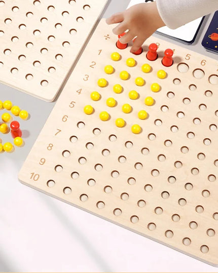 Montessori 99 multiplication Board  Maths Teaching Aids Multiplication and Division Board Early Education Children's Puzzle Toys