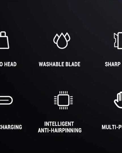 2 In 1 Electric Portable Ear And Nose Hair Trimmer Clipper 2024 Professional Painless Portable Eyebrow For Men