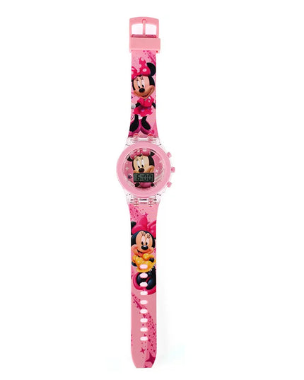 Flash Light Frozen Mickey Kids Watches For Girls Cartoon Spiderman Children Watch Boys School Student Digitel Clock Gifts