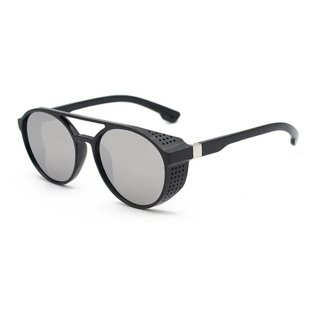 Classic Gothic Steampunk Style Sunglasses Men Women Brand Designer Retro Round Colorful Lens Vintage Sun Glasses UV400