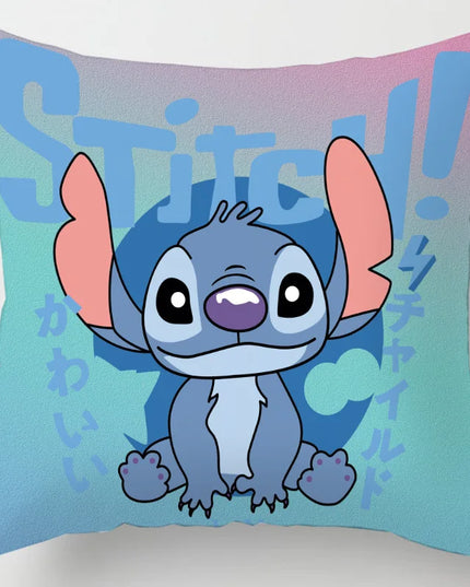 Anime Figure Disney Stitch Double Sided Print Pillowcase Kawaii Stitch Pillow Pillowcase Children Room Interior Decoration Gifts