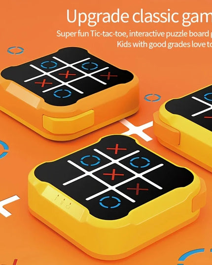 Children Electronic Toys Tic Tac Toe Board Games Montessori Puzzle Table Game Portable Travel Games for Kids Adult