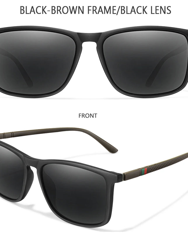 Luxury Square Vintage Polarized Cycling Sunglasses Men Women Fashion Travel Driving Fishing Sun Glasses Male Eyewear UV400