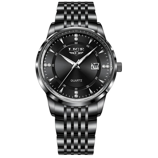 LIGE New Waterproof Watches Women Fashion Women's Bracelet Watch Top Brand Luxury Date Quartz Watch for Women Relogio Feminino