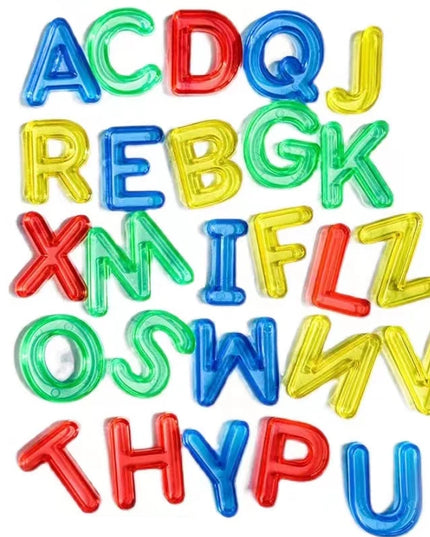 Montessori Transparent Letters And Numbers Toddler Learning Resources Educational Toys Counting And Spelling For Kids