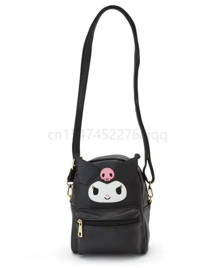 Sanrio Kawaii Hello Kitty Cinnamoroll My Melody Kuromi Pom Pom Purin Backpack Crossbody Messenger Bag Small Schoolbag Y2k Bag