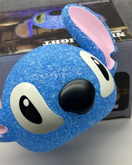 Lilo & Stitch Particle Projection Night Light Cartoon Lilo And Stitch 3d Doll Reading Lamp Usb Creative Desk Lamp For Kids Gifts