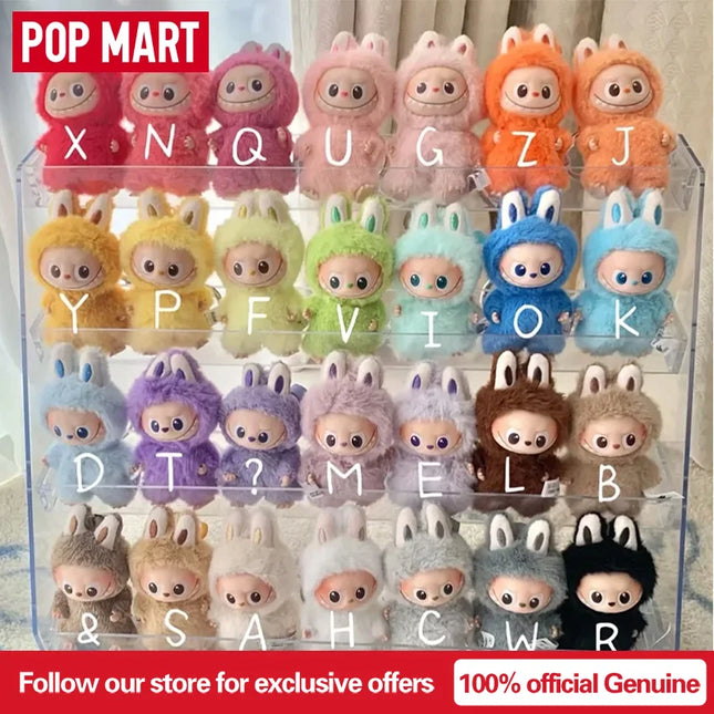 POP MART The Monsters Labubu V4 Pin for Love Series Mystery Blind Box Vinyl Face Plush Doll Pendant Keychain Toy Christmas Gifts