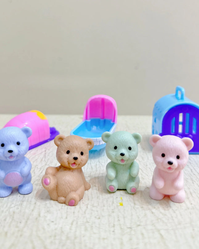 Children's Play House Toys Pet Toys Teddy Bears Pet Bathrooms Family Toys Little Girls Scene Toys Children's Gifts