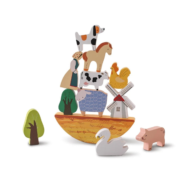 Montessori Game 1Set Of Farm Simulated Wooden Children's Toys Educational Toy Baby Room Decoration Desktop Furnishings Baby Gift