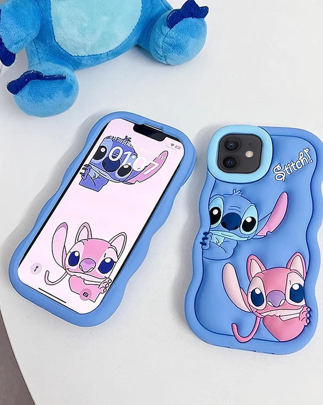 Silicone Wave Stitch Soft Cover Case For iPhone 16 15 14 13 12 11 Pro Plus mini Max Xs XR 6 7 8 SE