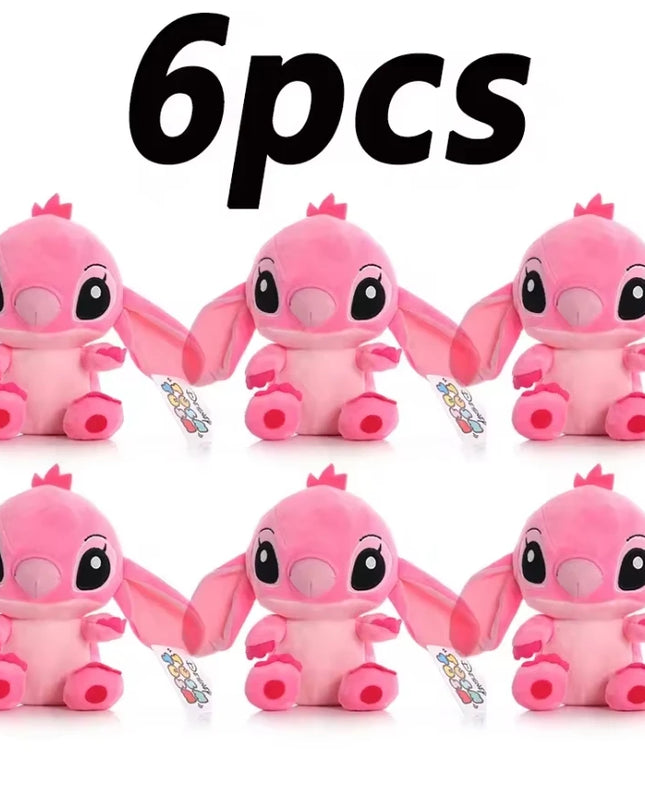 12cm 20cm 25cm Stitch Stuffed Plush Models Cartoon Stuffed Plush Dolls Anime Plush Baby Toys Kawaii Kids Birthday Gift