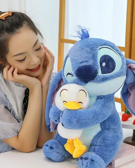 30/45cm  Stitch Plush Toy - Cute Lilo & Stitch Doll,Kawaii Donald Duck Stuffed Animal,Soft Birthday Gift for Kids Children