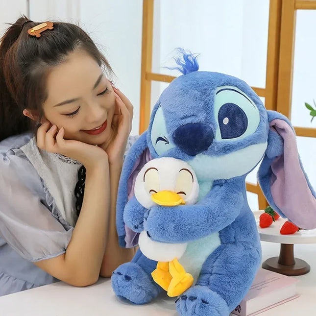 30/45cm  Stitch Plush Toy - Cute Lilo & Stitch Doll,Kawaii Donald Duck Stuffed Animal,Soft Birthday Gift for Kids Children