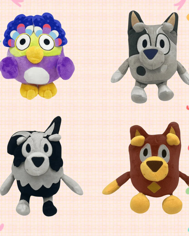 Popular Cartoon Anime Bruy'S Anime Peripheral Plush Toys Dogs Cloth Dolls Pendants Backpacks Accessories Gifts For Children