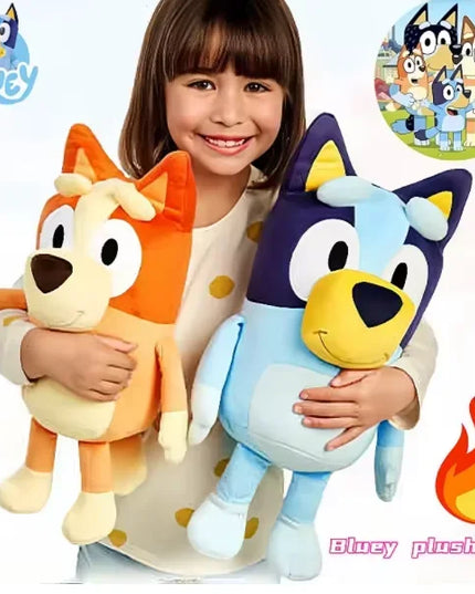 HOT SALE Bluey Dog Bingo Family Plush Toy Cartoon Dog Soft Stuffed Animals Dolls Birthday Christmas Gifts Family Blue-Y Bingo!!!