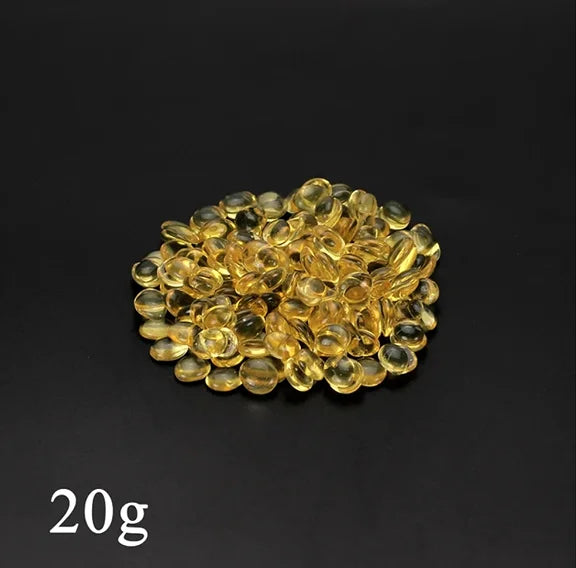 Best Quality 20/50/100/200G Italian Keratin Glue  yellow Granule/Beads/Grain  For Human Hair Extension