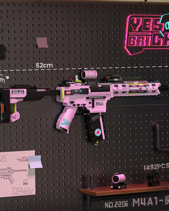 Cool Toy Guns Building Blocks Models Gun Military Weapon Simulated Shooting Plastic Mini Bricks Assembly Toys Boys Gifts