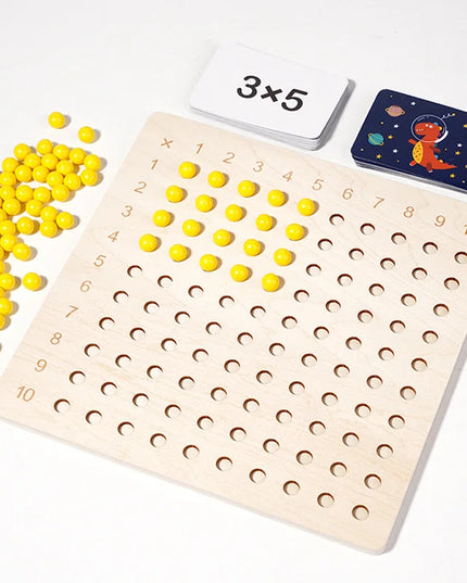 Montessori 99 multiplication Board  Maths Teaching Aids Multiplication and Division Board Early Education Children's Puzzle Toys