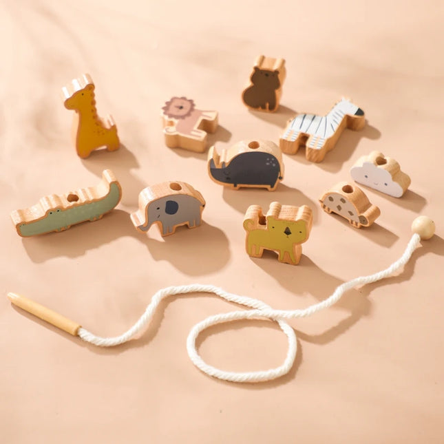 Montessori Wood Toys 0-12Months Baby Colorful Geometry Grasping Board Toys Newborn Sensory Touch Shape Recognition Game Toy Gift