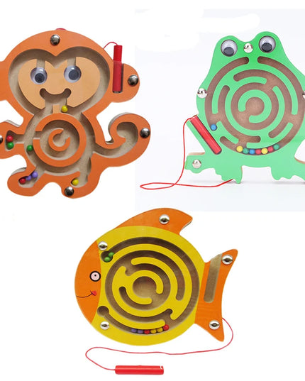 Montessori Wooden Games Baby Toys Puzzle Geometry Educational Games Kids Development Early Learning Toys For Children 1 Year 2
