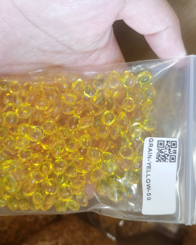 Best Quality 20/50/100/200G Italian Keratin Glue  yellow Granule/Beads/Grain  For Human Hair Extension