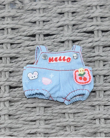 Cute Love overalls For mini labubu clothing Labubu 4.0 The Monsters Pin for Love Series doll outfit Accessories toy gifts
