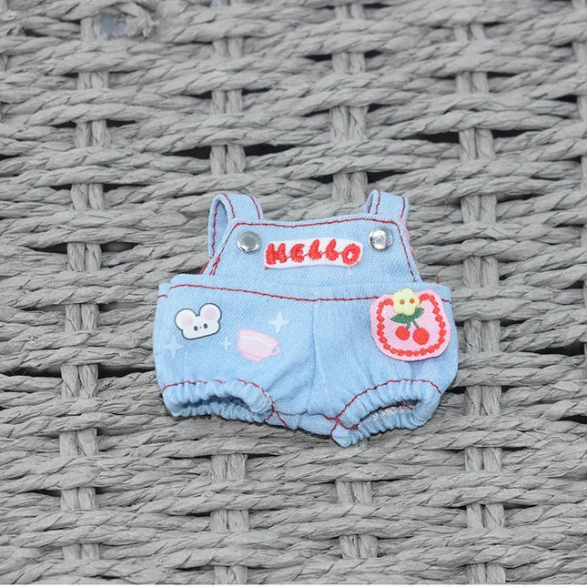 Cute Love overalls For mini labubu clothing Labubu 4.0 The Monsters Pin for Love Series doll outfit Accessories toy gifts