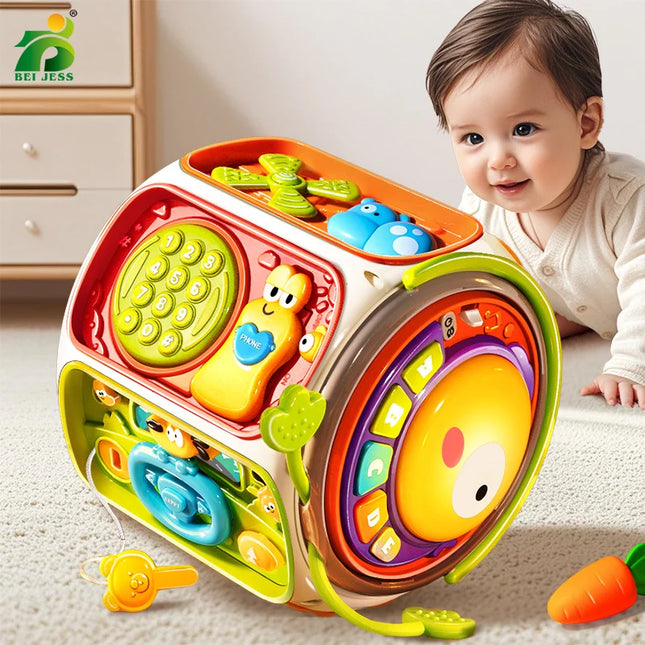 Montessori Sensory Toys for Children Cognitive Development Games with Color Sorting and Shape Learning Activities 3 Years Gifts