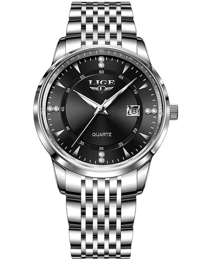 LIGE New Waterproof Watches Women Fashion Women's Bracelet Watch Top Brand Luxury Date Quartz Watch for Women Relogio Feminino