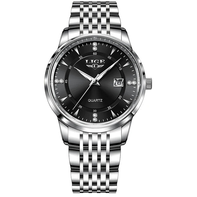 LIGE New Waterproof Watches Women Fashion Women's Bracelet Watch Top Brand Luxury Date Quartz Watch for Women Relogio Feminino