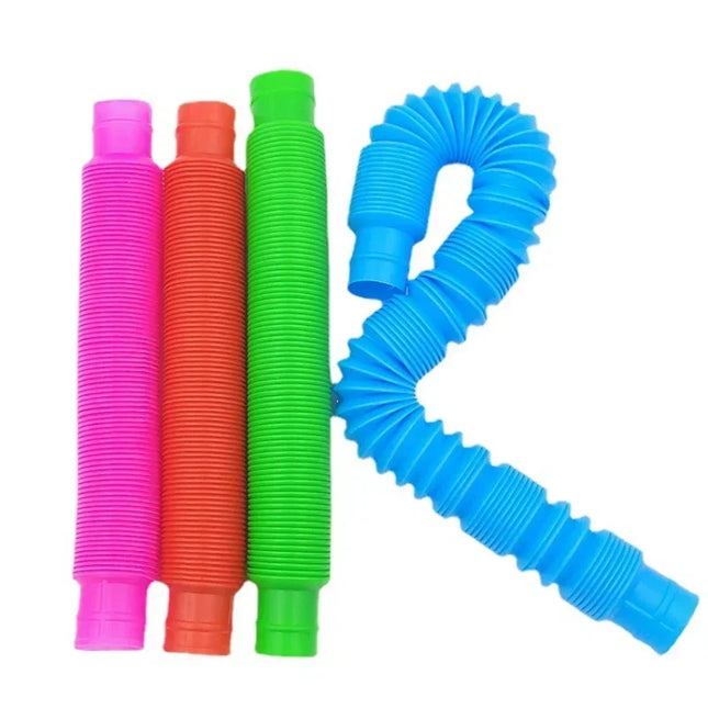 8 16 24 32 Pcs Pop Tubes Sensory Toys UrChoice Fine Motor Skills & Learning for Toddlers Fidget Toys and Party Favors for Kids