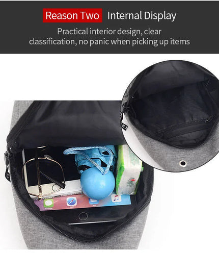 Men's Waterproof Large Capacity Fanny Pack, Adjustable Strap For Outdoor Activities, Travel Running, Hiking, And Cycling