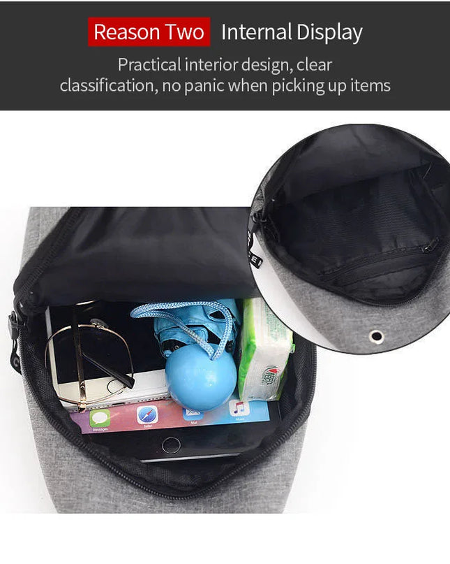 Men's Waterproof Large Capacity Fanny Pack, Adjustable Strap For Outdoor Activities, Travel Running, Hiking, And Cycling