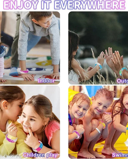 Fidget Toys Pop Bracelet Party Favors Bubble Bracelets Push Poping Sensory Stress Reliever Toys for Kids Children Gifts