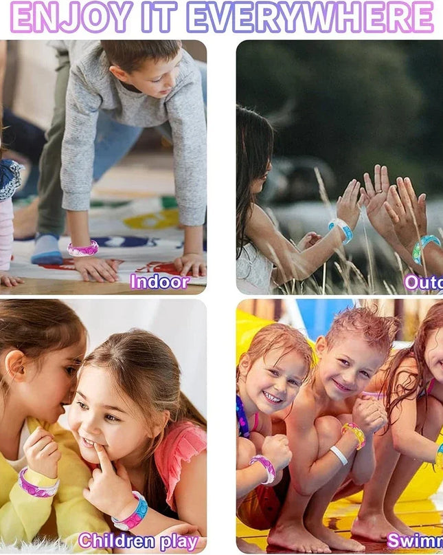 Fidget Toys Pop Bracelet Party Favors Bubble Bracelets Push Poping Sensory Stress Reliever Toys for Kids Children Gifts