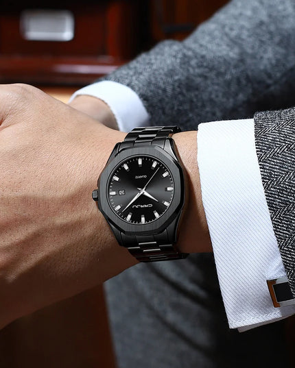 Watches for Men Classic with Date Business Dress Luxury Waterproof Luminous Mens Wrist Watch Analog Stainless Steel Men Watch