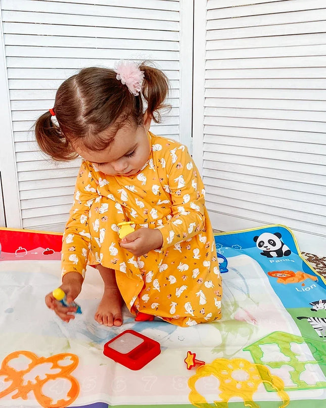 Magic Water Drawing Mat Coloring Doodle Mat with Magic Pens Educational Toys  Painting Board Montessori Toys for Kids Gifts
