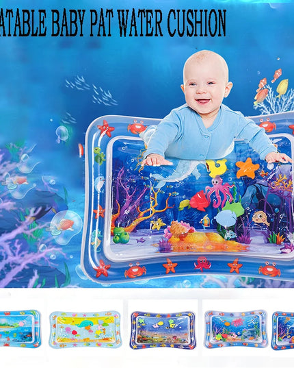 Water Mat for Babies Inflatable Activity Center, Baby Water Mat for 3 6 9 12 Months Infants Baby Toys for Toddlers, Promote Bab